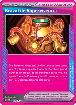 Carta Brazal de Supervivencia de la expansión Mascarada Crepuscular, número 164/167