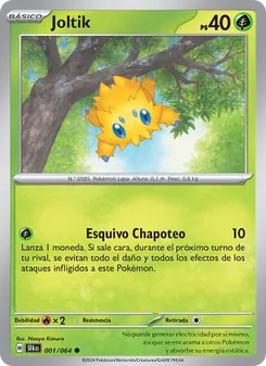 Carta Joltik de la expansión Fabula Sombría, número 001/64