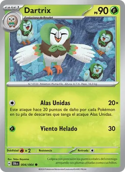 Carta Dartrix de la expansión Fabula Sombría, número 004/64