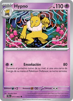 Carta Hypno de la expansión Fabula Sombría, número 017/64