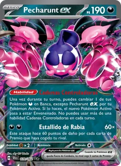 Carta Pecharunt ex de la expansión Fabula Sombría, número 039/64