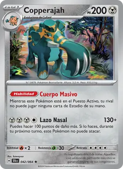 Carta Copperajah de la expansión Fabula Sombría, número 042/64