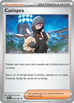 Carta Casiopea de la expansión Fabula Sombría, número 056/64