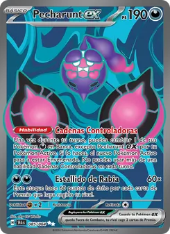 Carta Pecharunt ex de la expansión Fabula Sombría, número 085/64
