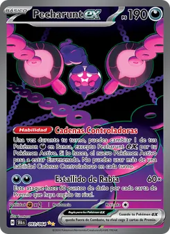 Carta Pecharunt ex de la expansión Fabula Sombría, número 093/64