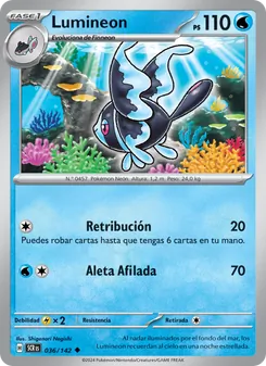 Carta Lumineon de la expansión Corona Astral, número 036/142