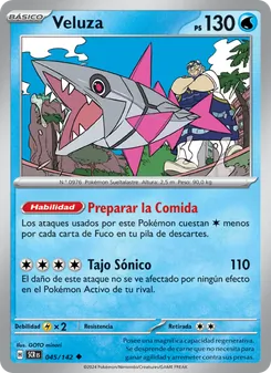 Carta Veluza de la expansión Corona Astral, número 045/142