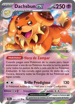 Carta Dachsbun ex de la expansión Corona Astral, número 067/142