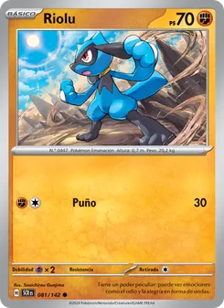 Carta Riolu de la expansión Corona Astral, número 081/142