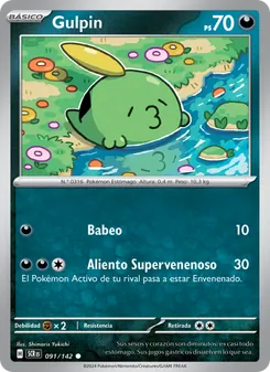 Carta Gulpin de la expansión Corona Astral, número 091/142