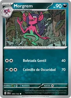 Carta Morgrem de la expansión Corona Astral, número 095/142