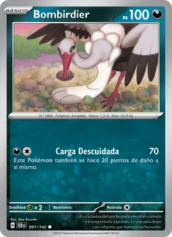 Carta Bombirdier de la expansión Corona Astral, número 097/142