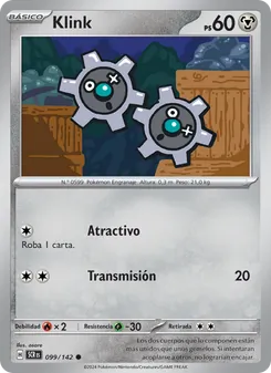 Carta Klink de la expansión Corona Astral, número 099/142