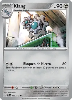 Carta Klang de la expansión Corona Astral, número 100/142