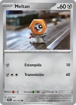 Carta Meltan de la expansión Corona Astral, número 102/142