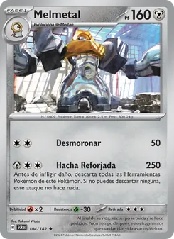 Carta Melmetal de la expansión Corona Astral, número 104/142