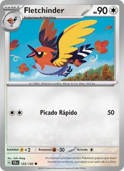 Carta Fletchinder de la expansión Corona Astral, número 122/142