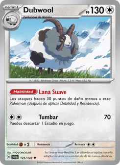 Carta Dubwool de la expansión Corona Astral, número 125/142