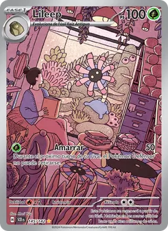 Carta Lileep de la expansión Corona Astral, número 145/142
