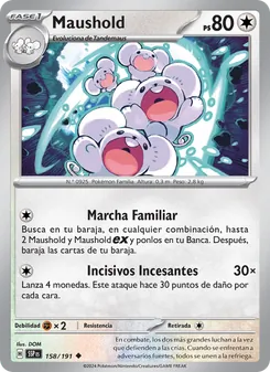 Carta Maushold de la expansión Chispas Fulgurantes, número 158/191