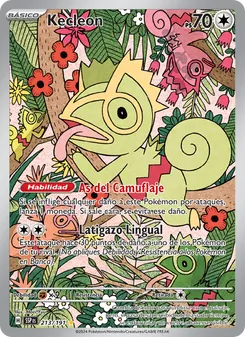 Carta Kecleon de la expansión Chispas Fulgurantes, número 213/191