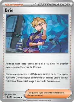 Carta Brie de la expansión Evoluciones Prismáticas, número 100/131