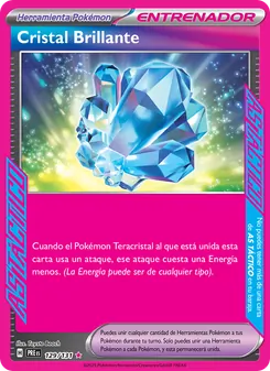 Carta Cristal Brillante de la expansión Evoluciones Prismáticas, número 129/131
