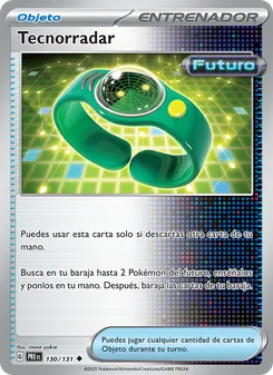 Carta Tecnorradar de la expansión Evoluciones Prismáticas, número 130/131