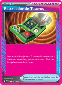 Carta Rastreador de Tesoros de la expansión Evoluciones Prismáticas, número 131/131