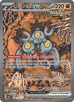 Carta Pelarena ex de la expansión Evoluciones Prismáticas, número 159/131