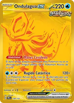 Carta Ondulagua ex de la expansión Evoluciones Prismáticas, número 178/131