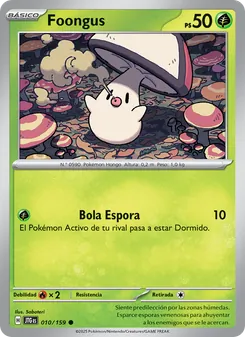 Carta Foongus de la expansión Juntos de Aventuras, número 010/159