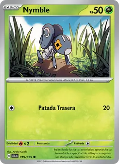 Carta Nymble de la expansión Juntos de Aventuras, número 019/159