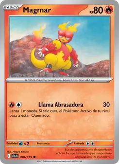 Carta Magmar de la expansión Juntos de Aventuras, número 020/159