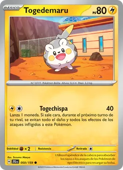 Carta Togedemaru de la expansión Juntos de Aventuras, número 050/159