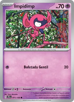 Carta Impidimp de la expansión Juntos de Aventuras, número 071/159