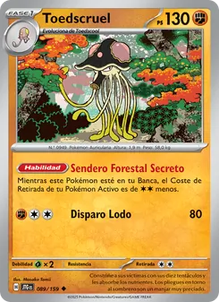 Carta Toedscruel de la expansión Juntos de Aventuras, número 089/159
