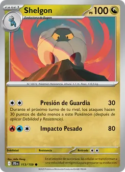 Carta Shelgon de la expansión Juntos de Aventuras, número 113/159