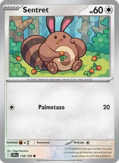 Carta Sentret de la expansión Juntos de Aventuras, número 118/159