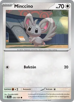 Carta Minccino de la expansión Juntos de Aventuras, número 125/159