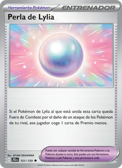 Carta Perla de Lylia de la expansión Juntos de Aventuras, número 151/159