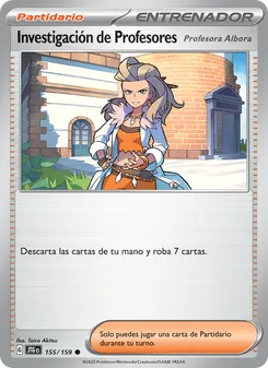 Carta Investigación de Profesores de la expansión Juntos de Aventuras, número 155/159