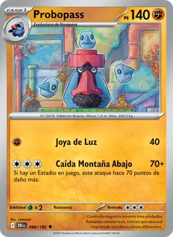 Carta Probopass de la expansión Rivales Predestinados, número 098/182