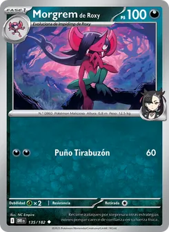 Carta Morgrem de Roxy de la expansión Rivales Predestinados, número 135/182