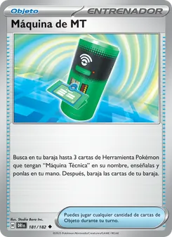 Carta Máquina de MT de la expansión Rivales Predestinados, número 181/182