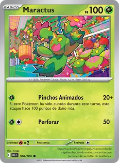 Carta Maractus de la expansión Fulgor Negro, número 008/86