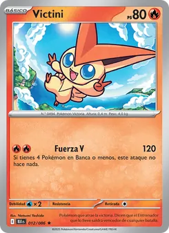 Carta Victini de la expansión Fulgor Negro, número 012/86