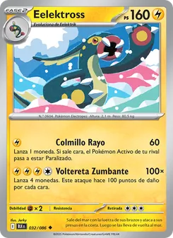 Carta Eelektross de la expansión Fulgor Negro, número 032/86