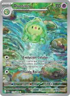 Carta Duosion de la expansión Fulgor Negro, número 119/86