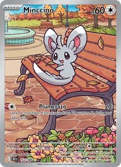 Carta Minccino de la expansión Fulgor Negro, número 152/86